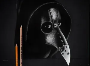 Expressive Charcoal Drawing Of A Horse Wallpaper