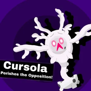 Expressive Cursola On Dark Purple Background Wallpaper