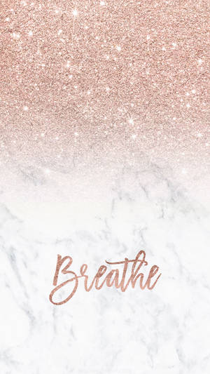 Exquisite Blend Of Passion - The Alluring Rose Gold Ombre Wallpaper