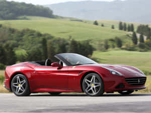 Exquisite Ferrari California T In Action Wallpaper