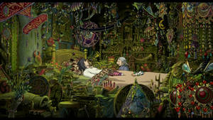 Exquisite Howl's Moving Castle Scene Wallpaper