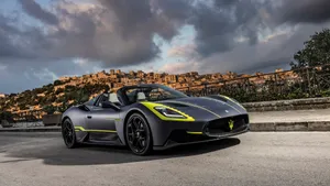 Exquisite Maserati Mc20 Under Gleaming Sunlight Wallpaper