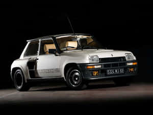 Exquisite Retro Renault 5 Turbo In Action Wallpaper