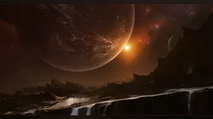 Extraterrestrial Landscape H D Wallpaper