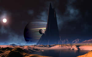 Extraterrestrial Landscape Wallpaper Wallpaper