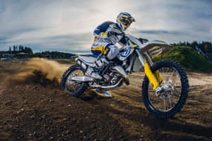 Eye-catching Husqvarna Motorcycle In Its Full Glory Wallpaper