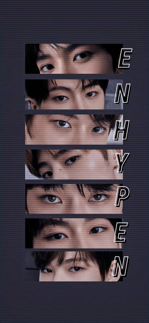 Eye Collage Enhypen Aesthetic Wallpaper