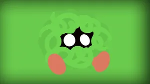 Eyeless Green Tangela Wallpaper