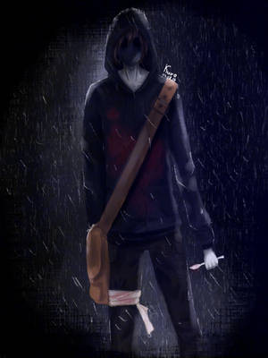 Eyeless Jack In The Rain Wallpaper