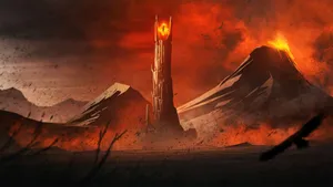 Eyeof Sauron Tower Mordor Wallpaper