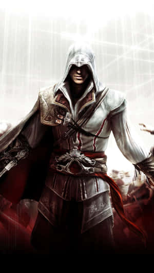 Ezio Auditore Da Firenze, The Italian Assassin In Action From Assassin's Creed Wallpaper