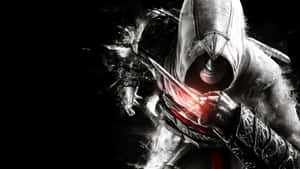 Ezio Auditore Scaling A Building In Assassin's Creed Wallpaper