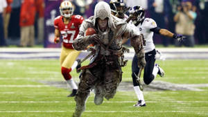 Ezio On Nfl Field Wallpaper