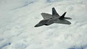 F-22 Raptor At Mach 1.5 Wallpaper