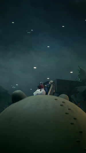 F F7 R_ Cloud_and_ Aerith_ Dark_ Scene Wallpaper