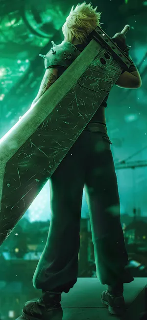 F F7 R Cloud Iconic Pose Wallpaper