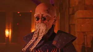 F F7 Rebirth Character Closeup Wallpaper