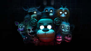 F N A F Animatronics Group Shot Wallpaper