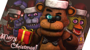 F N A F Christmas Celebration Wallpaper