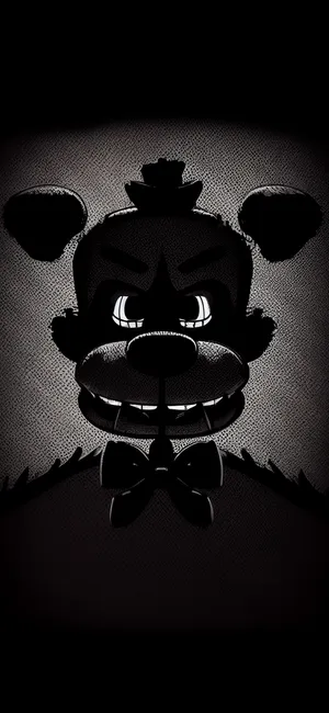 F N A F_ Freddy_ Silhouette_ Aesthetic.jpg Wallpaper