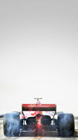 F1 Alfa Romeo Rear View Iphone Wallpaper