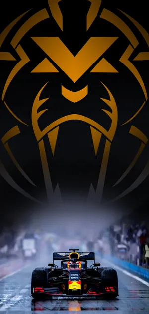 F1 Max Verstappen Lion Symbol Iphone Wallpaper