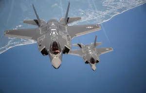 F35 Jet Formation Flight Wallpaper
