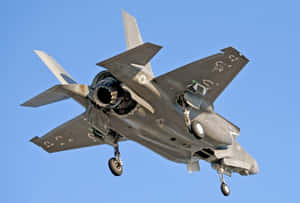 F35 Jet In Flight Wallpaper