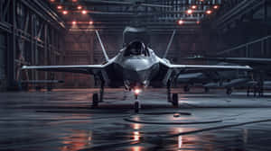 F35 Jet Readyfor Mission Wallpaper