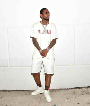 Fabolousin White Outfit Wallpaper