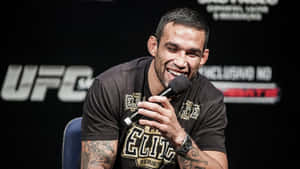 Fabricio Werdum Laughs At Press Conference Wallpaper