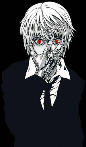 Face Hold Kurapika Pfp Wallpaper