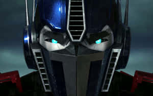 Face Of The Valiant Autobot Leader, Optimus Prime Wallpaper