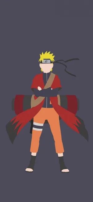 Faceless Art Naruto Phone Wallpaper