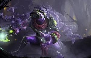 Faceless Void Dominating The Battlefield Wallpaper