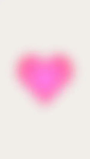 Faded Pink Heart Aura Aesthetic Wallpaper