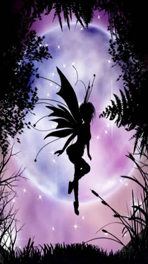 Fairy Aesthetic Silhouette Wallpaper