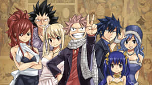 Fairy Tail Aesthetic Main Characters Wallpaper