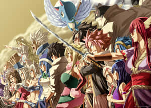 Fairy Tail Characters Assemble Wallpaper