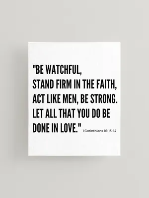 Faith Inspired Canvas Art1 Corinthians16 Wallpaper