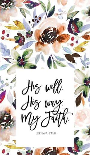 Faith Inspired Floral Design Jeremiah2911 Wallpaper