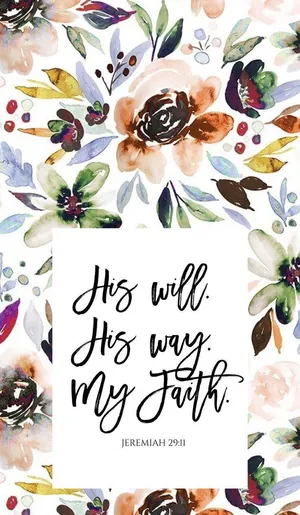 Faith Inspired Floral Design Jeremiah2911 Wallpaper