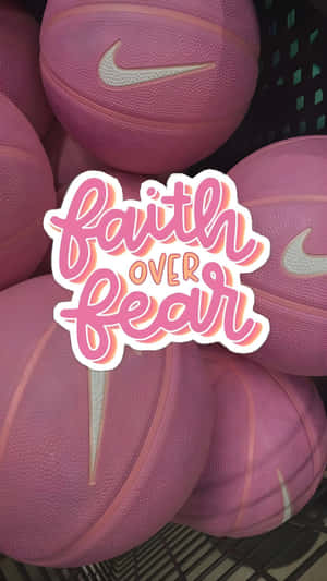 Faith Over Fear Basketball Wallpaper