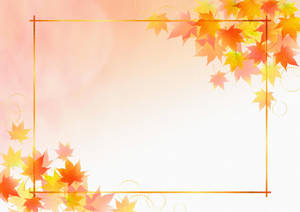 Fall Aesthetic Frame Wallpaper