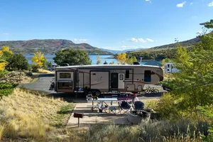 Fall Camping Adventure Wallpaper