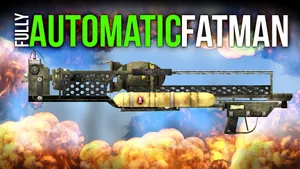 Fallout 4 Fat Man Launcher In Action Wallpaper