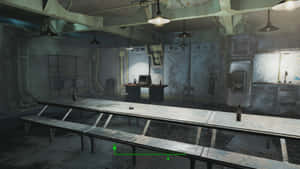 Fallout 4 Vault Interior - A Glimpse Into The Wasteland Wallpaper