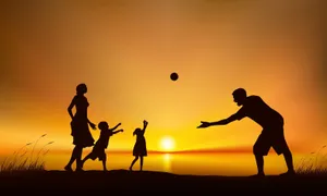 Familiar Recreation Of A Family Wallpaper