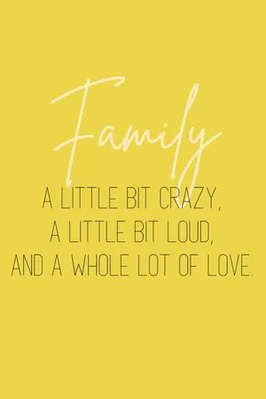 Family Crazy Loud Love Quote Wallpaper
