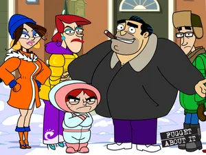 Family Falcone Encounter Fugget About It Wallpaper